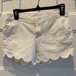 Lilly Pulitzer White High Waist Shorts
